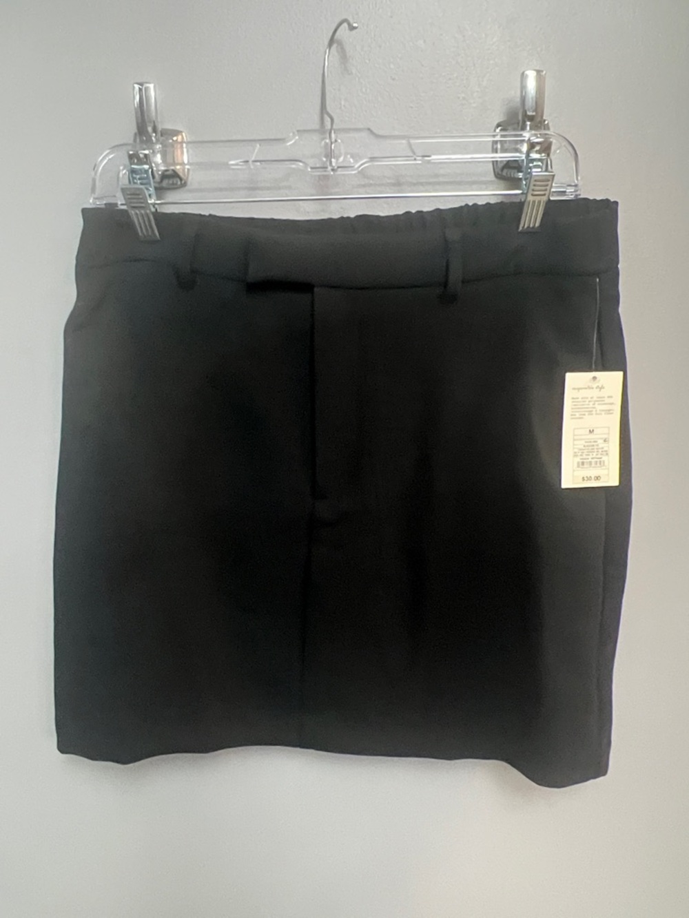 a new day Black Tailored Mini Skirt